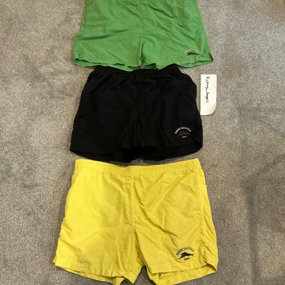 Vintage Tommy Bahama Swimming Trunks/shorts Men’s Size Medium 3 Lots Of Shorts‎